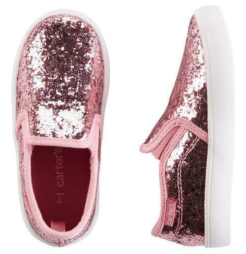 Zapatillas Brillo Rosado Marca Carters Talla Us 7 ( 23)