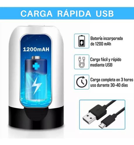 Dispensador De Agua Automático Para Botellon Recargable