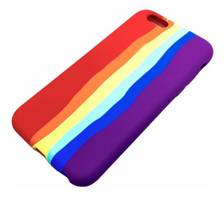 Case Silicona Multicolor Para iPhone 6 / 6s
