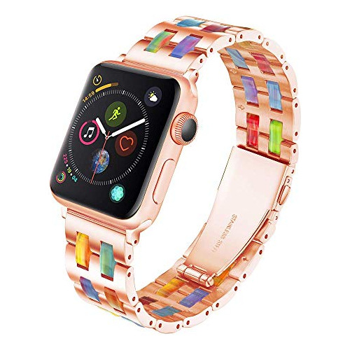 Ygtiecs Fashion Apple Watch Band 38mm Mujer Hombres, Comp