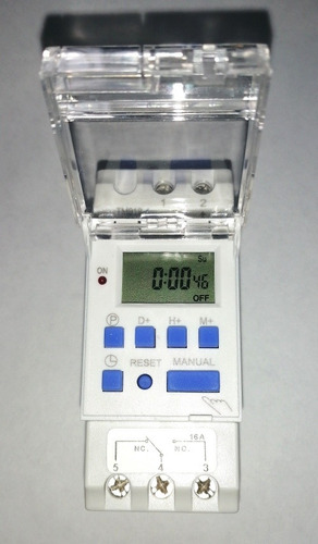 Temporizador Digital Riel Programable Relé 24v 110 12v Timer