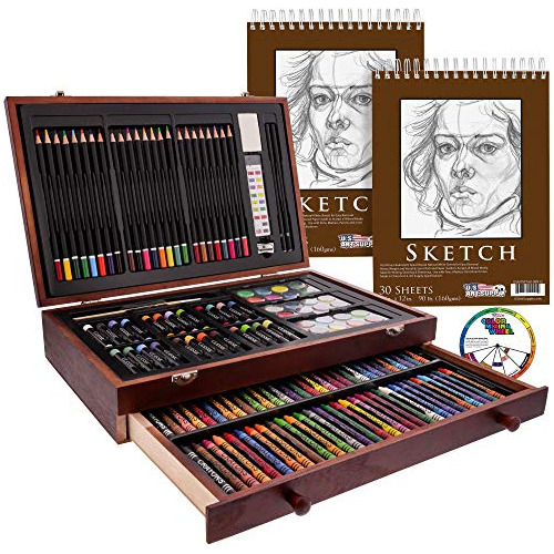 Us Art Supply Juego De Dibujo De Pintura De Arte Mega C...