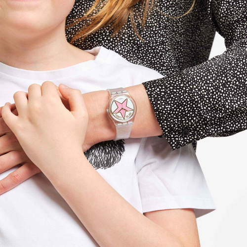 Reloj Swatch Star Mom So28z108 Color de la correa Transparente Color del bisel Transparente Color del fondo Transparente