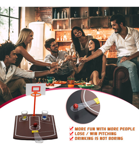 Brinquedo De Jogo P Table Basketball Mini Beer Drinking Para