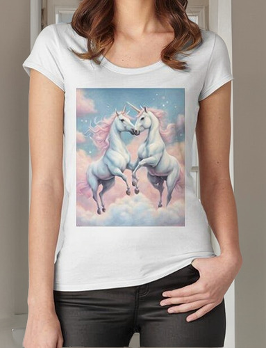 Remera Verliebte Einhörner Algodon Premium
