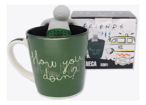 Caneca Xicara Personalizada Infusor Cha Friends How You Doin