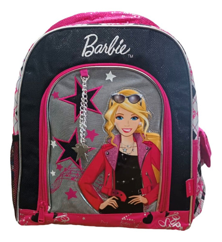 Mochila Espalda Barbie Brillos 16 Pulgadas Primaria 