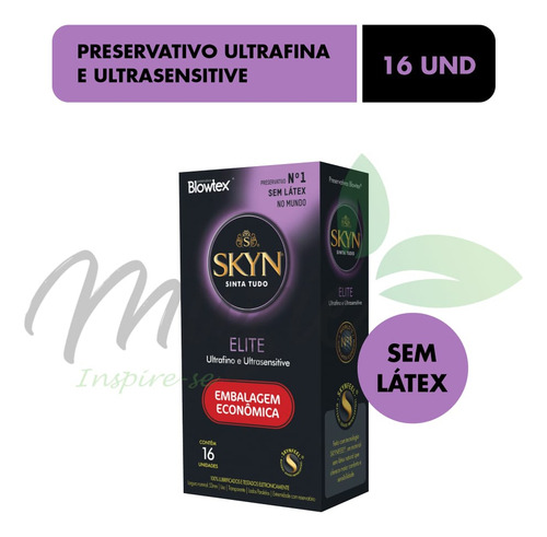 Kit48 Preservativo Camisinha Skyn Ultrafino Blowtex S/ Látex