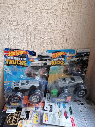 Hotwheels Delorean Monster Trucks 