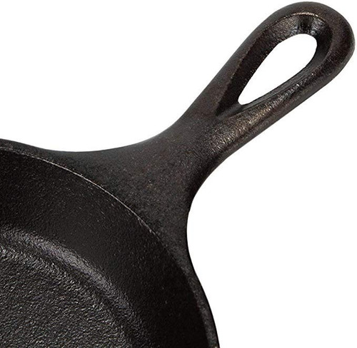 Sarten Lodge Resistente De Hierro Fundido 16.5 Cm Durable Color Negro