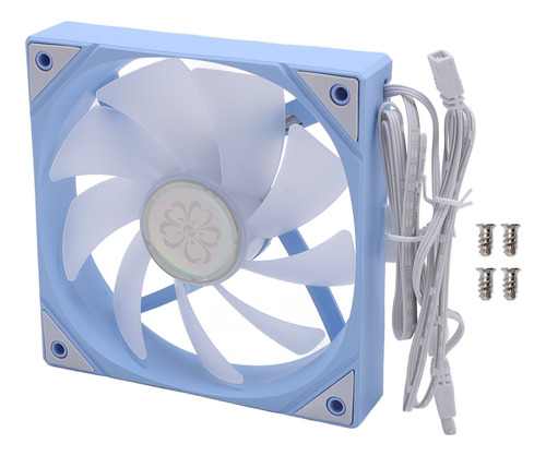 Ventilador Pwm Case De 120 Mm Argb 9 Blades Rolamento Hidráu