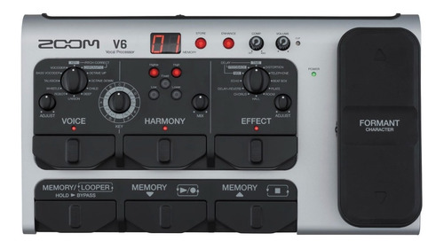 Procesador Vocal Multiefectos Zoom V6-sp Looper Usb
