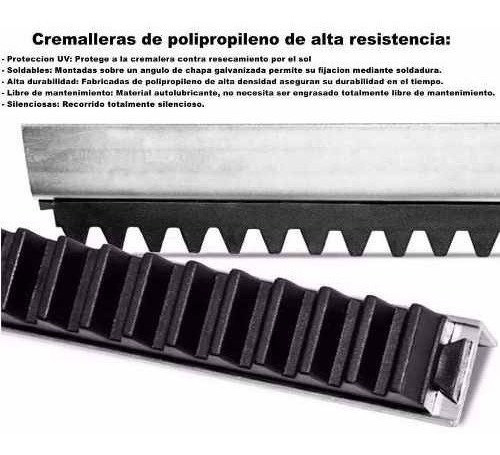 Imagen 3 de 3 de Cremallera Para Motor Portón Corredizo 1.5m Automatismo