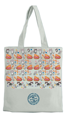 Tote Bag Shopping Bag Gatos Cats Bolsas Reutilizables 