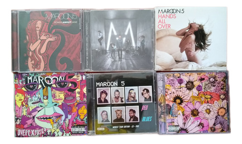 Maroon 5 Colección De Discos En Excelente Estado Seminuevos