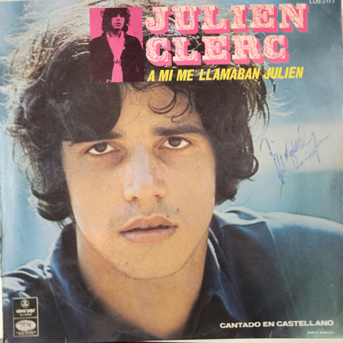 Vinilo Julien Clerc A Mi Me Llamaban Julien M6