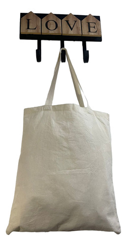 15 Bolsas Tote Bag Lienzo 35x40 Tela Lisa Mayorista Estampar