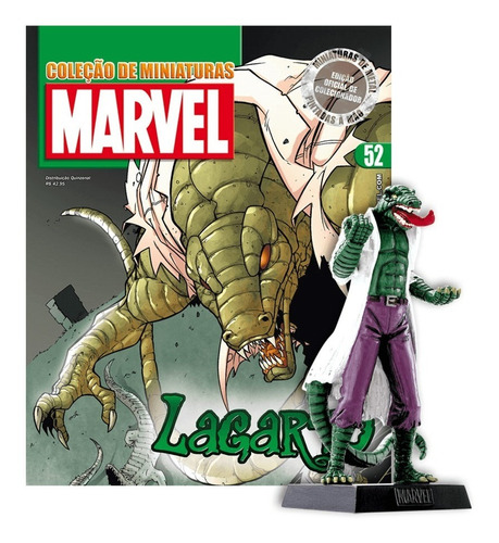 Miniatura Action Figure Marvel Lagarto Ed52 Lacrado Original