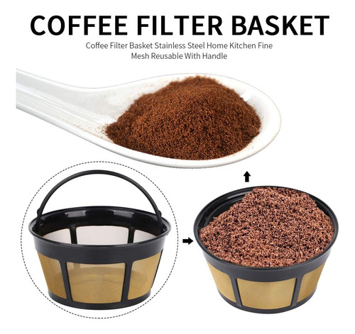 Cesta De Filtro De Café Reutilizable Filtro De Café Permanen