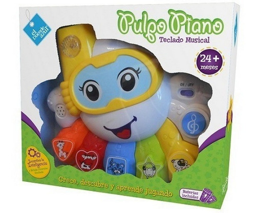 Organo Pulpo Piano Didactico Infantil Musical Ar1 6005