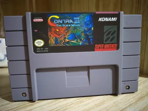 JOGO SUPER NES - CONTRA 3: THE ALIEN WARS (1)