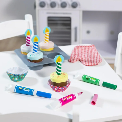 Melissa And Doug Cupcakes Para Hornear Y Decorar 25 Piezas