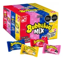 Comprar Bubbaloo Mix Fresa, Platano, Mora, Tutti Fruti Mix Swet 70 Piezas