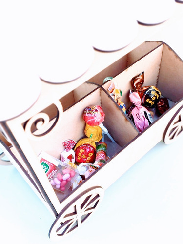 Imagen 2 de 8 de Candy Bar Kiosco Golosinero Souvenir - Mdf / Fibrofacil