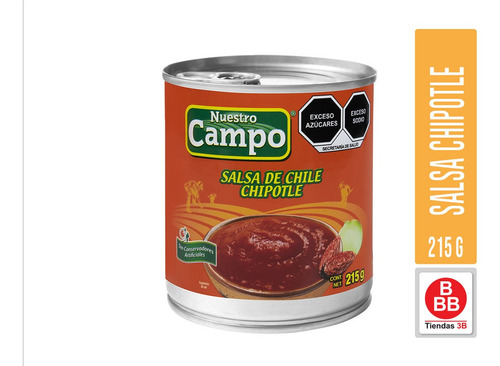 Salsa Chipotle Nuestro Campo, 215 G