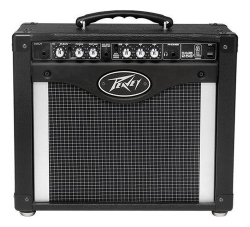 Amplificador de guitarra Peavey Rage 258 Transtube, 25 W, 110 V, color negro