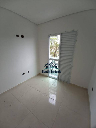 Cobertura Com 2 Quartos, Acesso Interno, Telhado, Lavabo, Lavanderia, Vaga Coberta À Venda, 90 M² Por R$ 345.000 - Vila Marina - Santo André/sp - Co0656