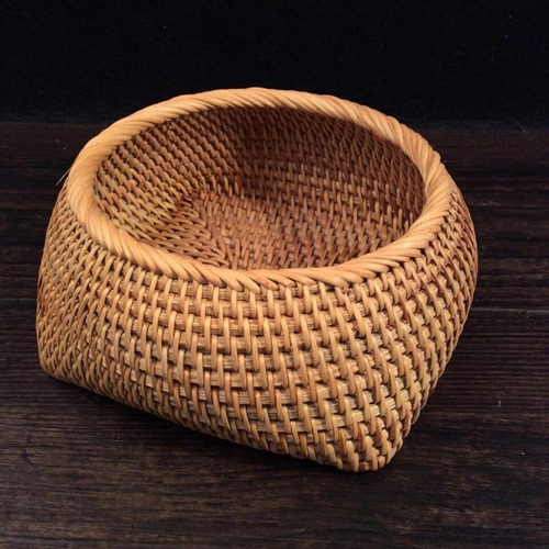 Cesta De Almacenamiento De Ratán, Cesta De Mimbre, L