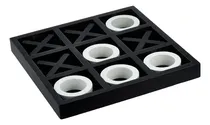 Comprar Deco 79 56997 Juego De Tic Tac Toe De Madera, 2  X 14 , Negr