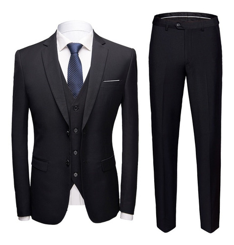 Estupendo Traje De Hombre Talla Grande Traje Formal Ajustado