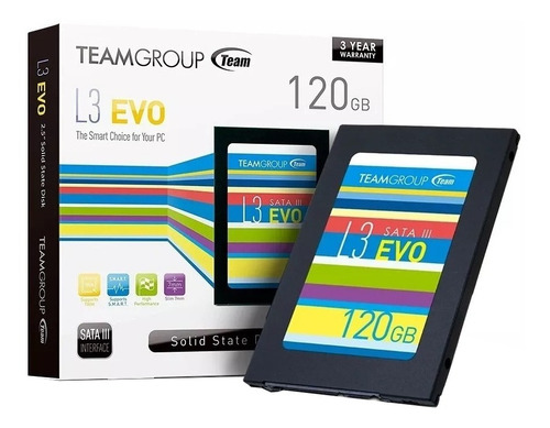 Disco sólido interno Team Group L3 EVO T253LE120GTC101 120GB