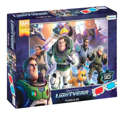 Puzzle Rompecabezas 60 Piezas Lightyear 3d Tapimovil 1176