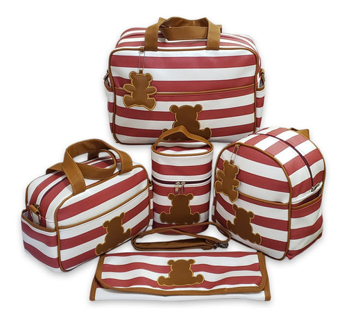 Bolsas De Maternidade Para Bebe + Mochila Luxo Menina Menino