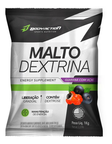 Maltodextrina 1kg Body Action Com Dextrose