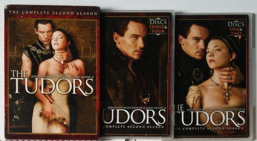 4 Dvds The Tudors 2da Temporada Español