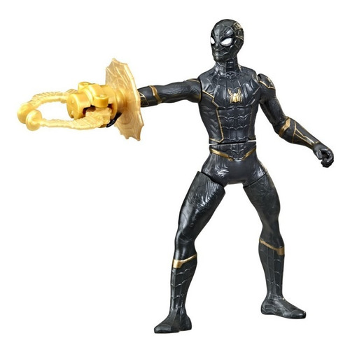 Figura Spiderman Aracno Pinza Spiderman Traje Negro