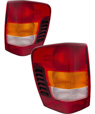 Tail Light Pair Fits 2002-2004 Jeep Grand Cherokee (11/0 Eei