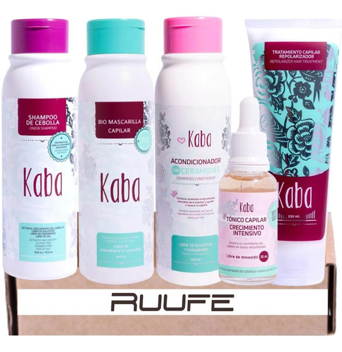 Set De ChampĂș Y Acondicionador Ruufe Onion (5 X 500 Ml) Con