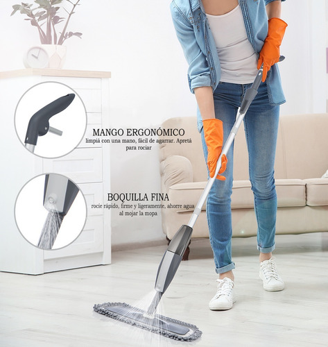 Imagen 4 de 7 de Trapeador Spray Mop Microfibra