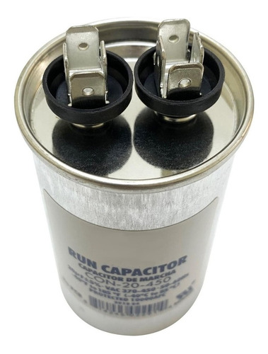 Imagen 2 de 10 de Capacitor Trabajo Marcha 20 Uf Mfd 370-450vac 50-60hz