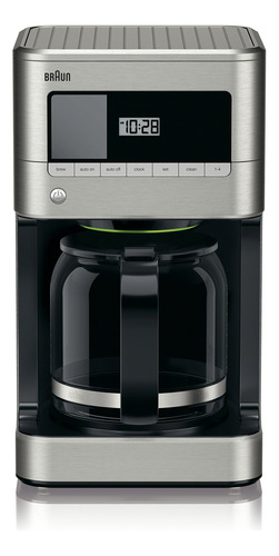 Braun Kf Brewsense - Cafetera De Vidrio Por Goteo, 12 Tazas.