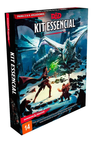 Kit Essencial Dungeons Dragons Rpg Dnd Português Inicial Original