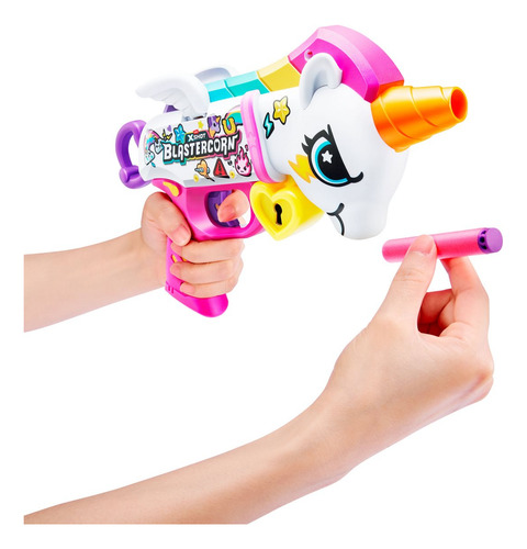 Lanza Dardos Unicornio Skins Con 16 Dardos X-shot