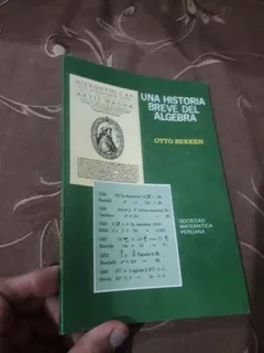Libro Una Historia Breve Del Álgebra Otto