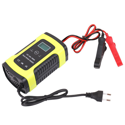 Rápido Inteligente Cargador Batería Coche Automático Complet