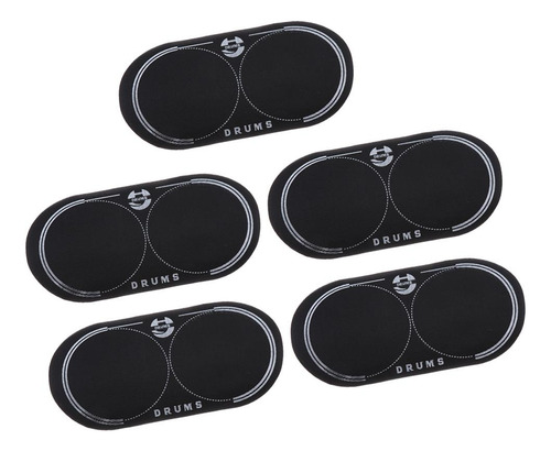 De Pedal 5 Piezas Para Piezas De Bombo De Bajo 12,8x6,5 Cm,